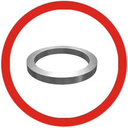 Soft Iron Tapered Plug Gaskets Soft Iron Tapered Plug Gaskets