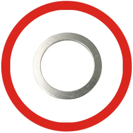 Soft Iron Threaded Plug Gaskets Soft Iron Threaded Plug Gaskets