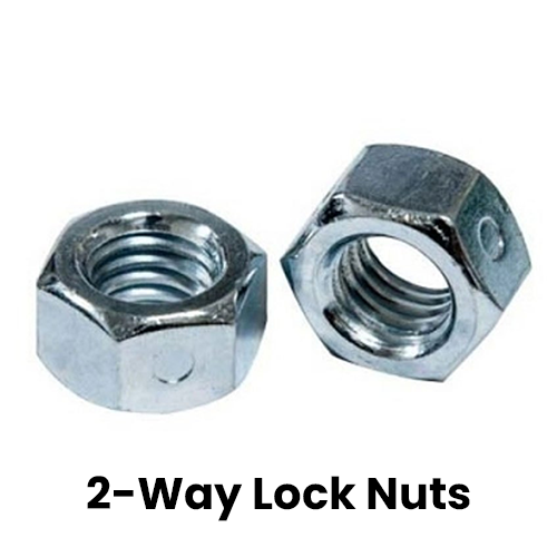 2 Way Reversible Lock Nuts for industrial vibration resistance