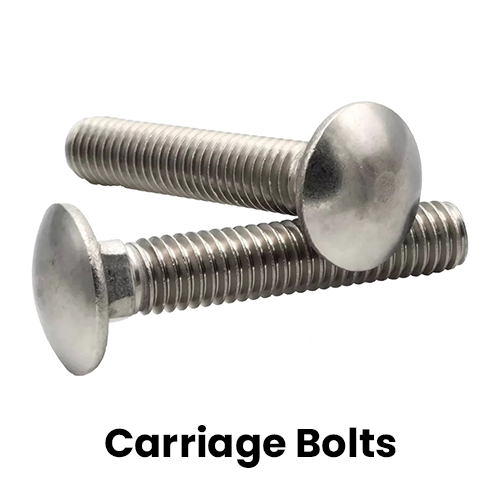 Carriage Bolts – Round Head Bolts with Square Neck Locking Design
