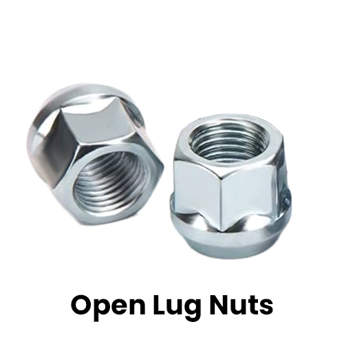 Open Lug Nuts for extended studs