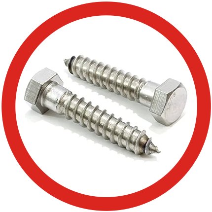 ASTM F593 Lag Bolts