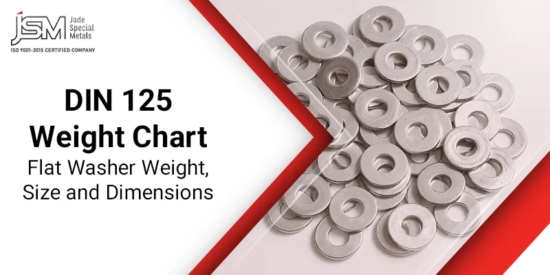 DIN 125 Weight Chart: Flat Washer Weight, Size and Dimensions